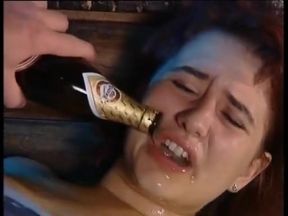 Chubby redhead fucked hard and jizzed in mouth