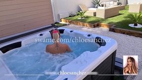 jacuzzi devant mes voisins, ils ce sont regalmes