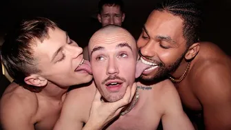 Twink Phoenix Leo Bareback Pounded by Hung Daddies Eddie Patrick Tony Genius Johnny Moon