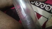 jugando con mi nuevo juguete mi bomba de pene