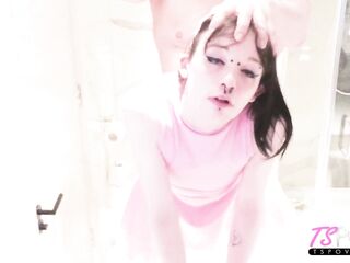 Behind the Scenes POV SEX with Amateur Trans Gothic Bimbo 3