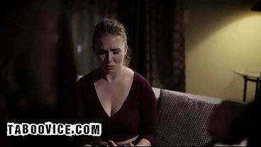 Milf Lena Paul gets a sloppy deepthroat blowjob from her younger boss Jay