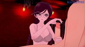 Toko Fukawa and Chiaki Nanami intense sex. - Danganronpa Hentai