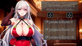 Spanish audio JOI Roleplay. Your mistress takes your cage... but she won't let you cum!