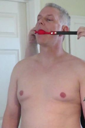 Mistress Jen flogs her gagged man part 1