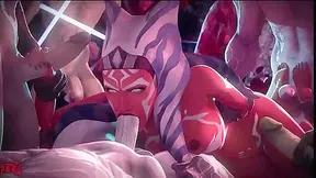 Ahsoka from Stars Wars hardcore fucking - 3d porn compilation