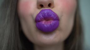 Three Shades of Purple Lipstick