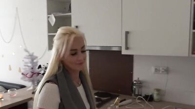 POV blowjob and sex action with remarkable blonde Daisy Lee