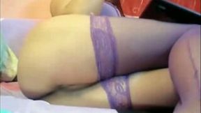 Fingering my beautiful asshole in front of a camera