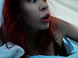 Step Mama Stuck in Duvet Gets Banged Untill Facial Jizz flow