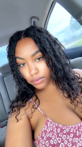 Curvy princess celebrates her holiday alone