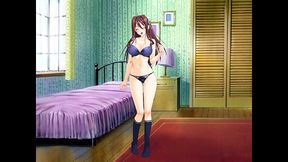 Aika gets friend-boned in lesbian vore visual novel