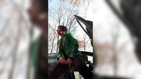Squirt at parking area public