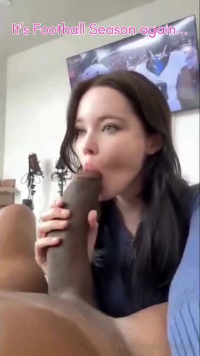 Cuckolded husband watches his wife get BBC'd by a bully