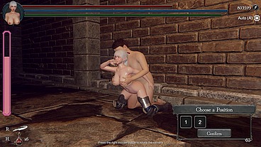 mutant zombie fucks blonde in her tight holes
