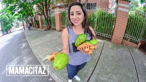 Sexy Latina Fruit Vendor Picked Up For Sex With Casting Agent