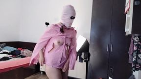 Amateur Wife Enjoys Trying on Clothes and Cutting Them