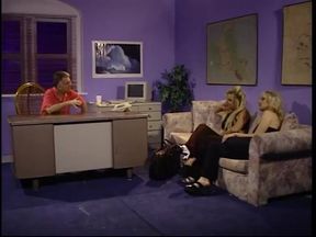 Hardcore chick Buffy licking pussy