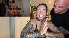 obedient huge ass brunette slut first time dominated!