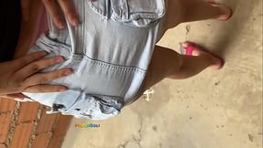 VECINITA ARGENTINA AFLOJA CON SU CU&Ntilde_ADO POR DESPECHO LE ENTREGA EL CULITO Y PIDE QUE ACABE DENTRO DE ELLA