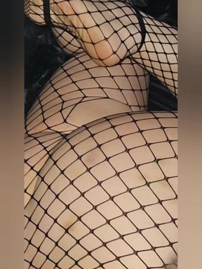 Hotblondygirl best blowjob ever in black fishnet