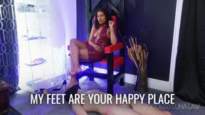 My Feet Are Your Happy Place- Ebony Foot fetish