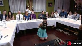 ”Tart Served Up & Ravaged for Dinner in Public Disgrace”