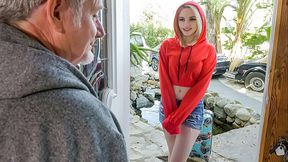 Petite Blondie Drains Her Pervy Stepgrandpa'_s Blue Balls (Lola Fae)