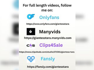 Giantess Buttcrushes the Cameraman POV