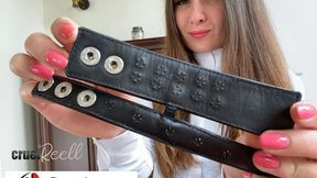 Cruel Reel tests the cockstrap with spikes