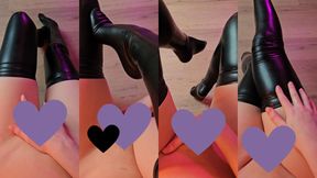 Latex stockings orgasm
