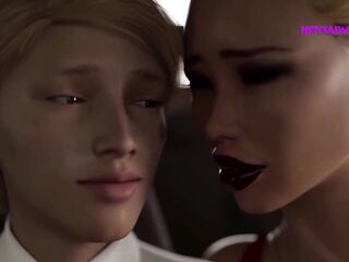 Unexpected Hard Sex in the Car with my Sexually excited Stepmom - CG Hentai HQ