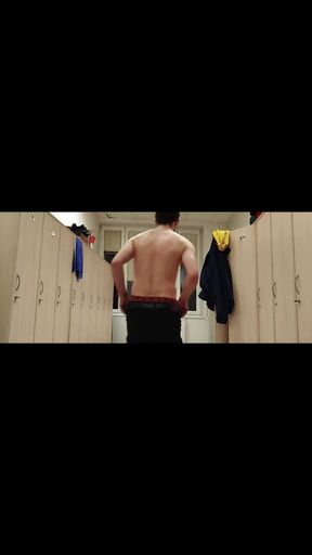 Locker Room Caught Masturbating