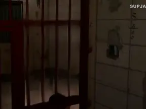 Locked Military Woman Enjoys Forbidden Pleasures with Sexy Cellmate