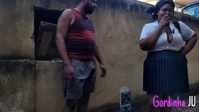 Aluna estudante &eacute_ flagrada fumando e padrasto fode com ela