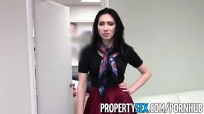 ”Satisfying Real Estate Agent Seduced into Office Sex”