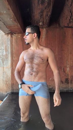 Epic moment from &quot;I took a shower in my underwear and got a hard-on&quot;