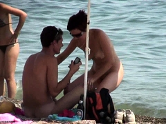 Sexy Thong Topless Girls Beach Voyeur HiddenCamera HD Video