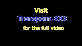 Busty ebony transsexual masturbating solo