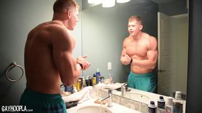 Blonde Muscle Stud Miles Houston