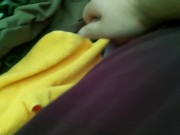 Cumming in my tent