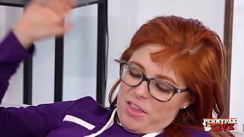 MILF Syren De Mer &amp_ Redhead Penny Pax Scissoring &amp_ Kiss Each Other!