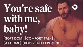 ASMR Male Voice: Soft Dom Boyfriend Comforts You During a Thunderstorm - Couple &amp; At Home - Erotic Audio Roleplay for Women