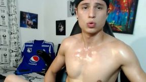 Latino Twink Strips and Strokes