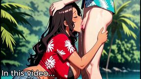 Taking Turns with My Step-Mommy and Her Husband at the Beach - Heavy Cums &amp; Squirts