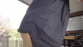 (241) man jerks off big dick in the office and shows ass
