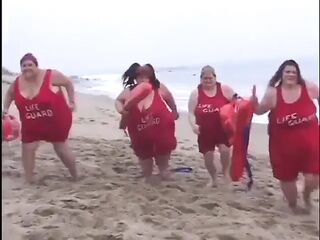 Blond big beautiful woman seduces male to screw her in couch