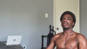 Hung bull strokes cock