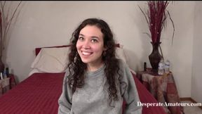 Desperate Amateurs Tessa and Tara get their tight pussies pounded hard by big white cock