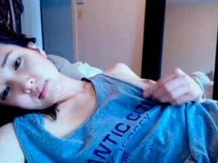 Amateur Webcam Cute Teen Plays Solo with Big Dildo